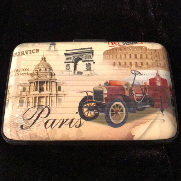 🌺 3 for $15 🌺 Paris Vintage Art Card Wallet - Picture 1 of 5